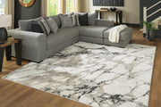 Worthbrook White/Black/Gray Extra Large Rug - R408720
