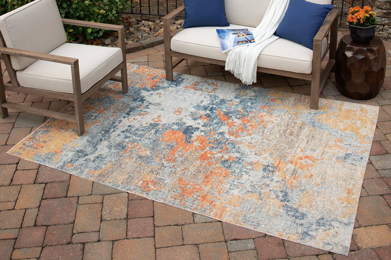 Wraylen Multi Medium Rug - Lara FurnitureRug Medium