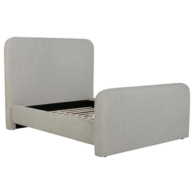 Wren Upholstered Queen Panel Bed Grey - 302052Q