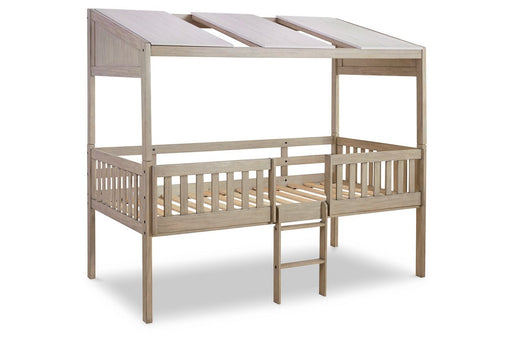 Wrenalyn Two - tone Twin Loft Bed - Gate FurnitureLoft Bed