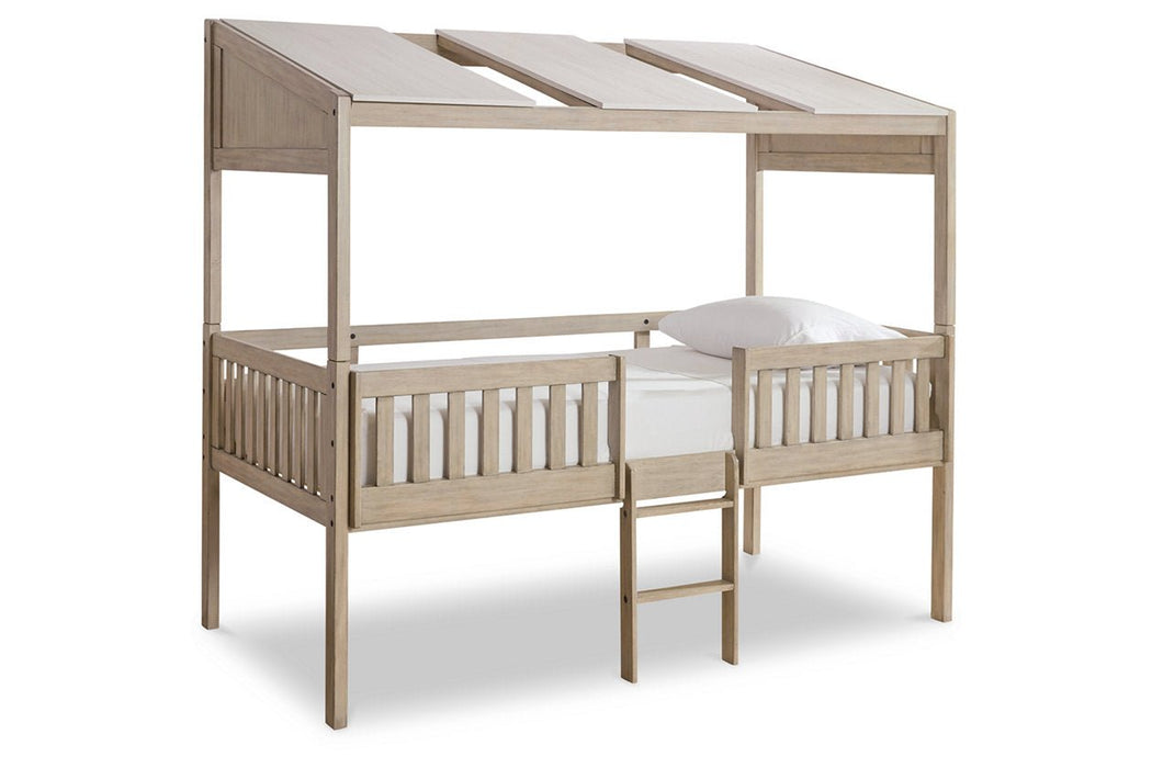 Wrenalyn Two - tone Twin Loft Bed - Gate FurnitureLoft Bed