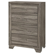 Wright 4-drawer Chest of Drawers Brown Oak - 223345