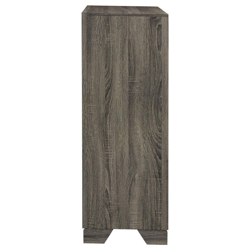 Wright 4-drawer Chest of Drawers Brown Oak - 223345