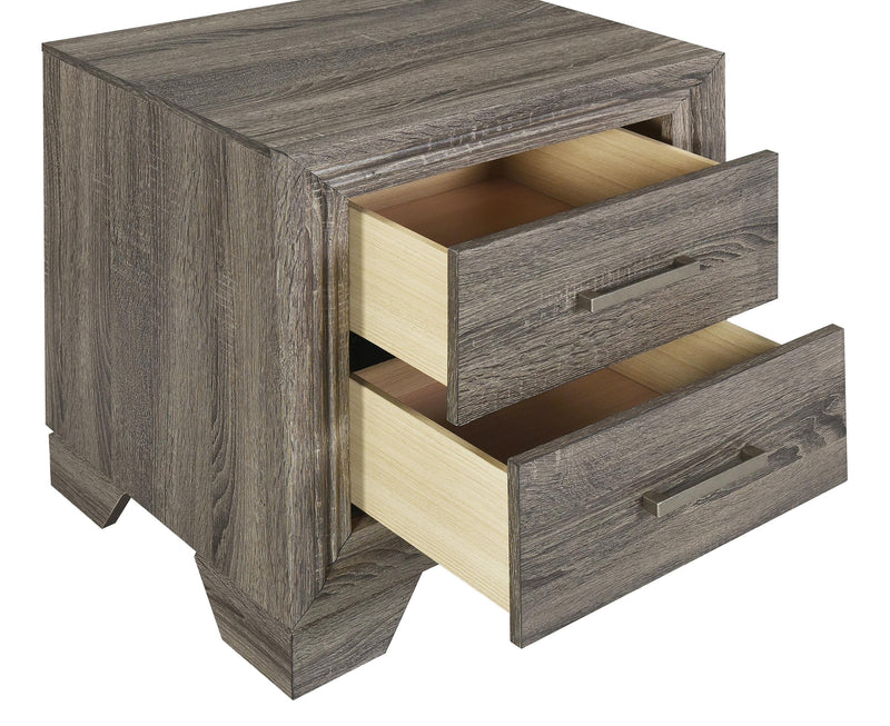 Wright 4-piece California King Bedroom Set Brown Oak - 223341KW-S4