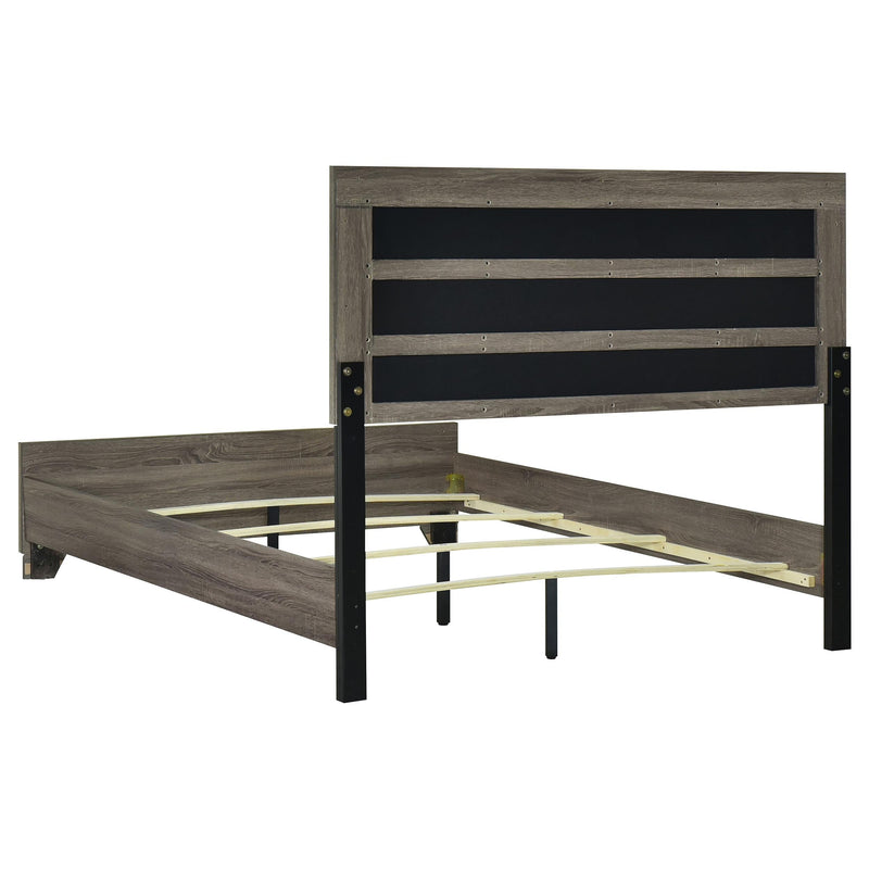 Wright 4-piece California King Bedroom Set Brown Oak - 223341KW-S4