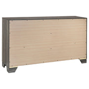 Wright 4-piece California King Bedroom Set Brown Oak - 223341KW-S4