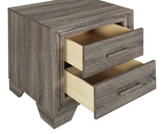 Wright 4-piece Eastern King Bedroom Set Brown Oak - 223341KE-S4