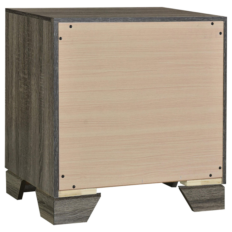 Wright 4-piece Eastern King Bedroom Set Brown Oak - 223341KE-S4
