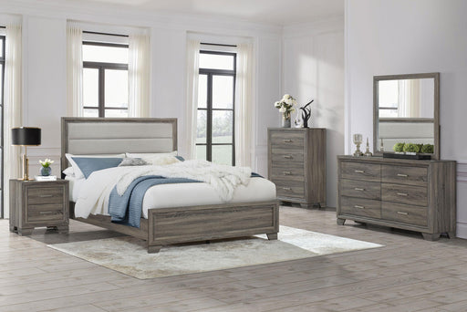 Wright 5-piece Queen Bedroom Set Brown Oak - 223341Q-S5