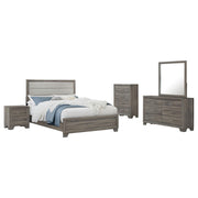 Wright 5-piece Queen Bedroom Set Brown Oak - 223341Q-S5