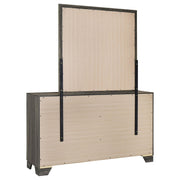 Wright 6-drawer Dresser and Mirror Brown Oak - 223343M