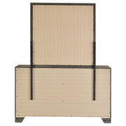 Wright 6-drawer Dresser and Mirror Brown Oak - 223343M