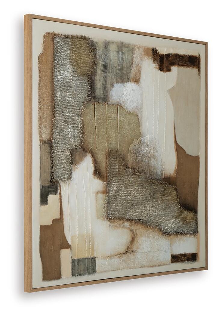 Wylander Tan/Brown/Gray Wall Art - A8000497