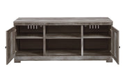 Wynnlow Gray 4 - Piece Entertainment Center with Electric Fireplace - Gate FurnitureEntertainment Center