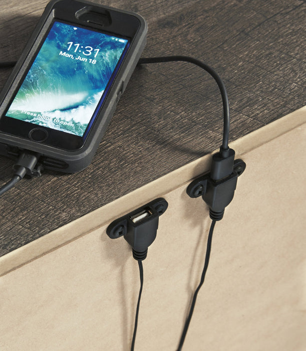 Wynnlow Gray Crossbuck Panel Bedroom Set - Gate FurnitureBedroom Set