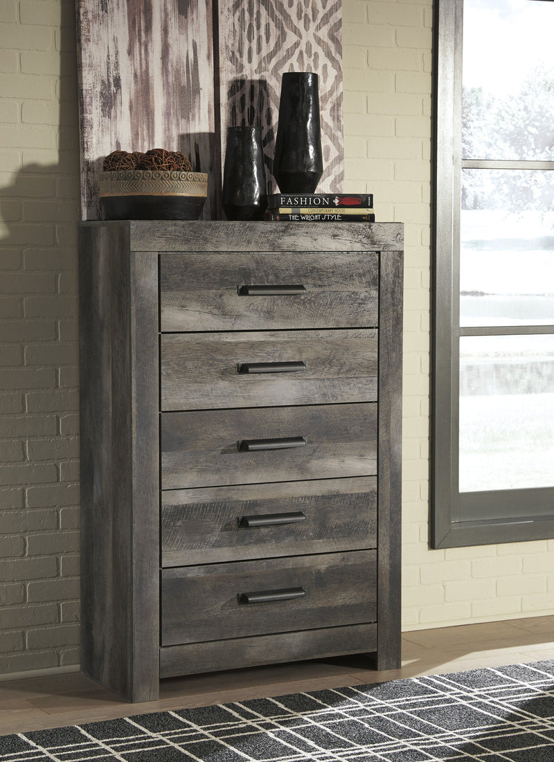 Wynnlow Gray Crossbuck Panel Bedroom Set - Lara FurnitureBedroom Set