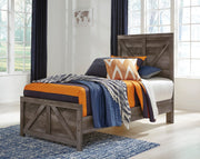 Wynnlow Gray Crossbuck Panel Youth Bedroom Set - Lara FurnitureYouth Bedroom Set