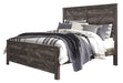 Wynnlow Gray King Crossbuck Panel Bed - Gate FurnitureKing Bed