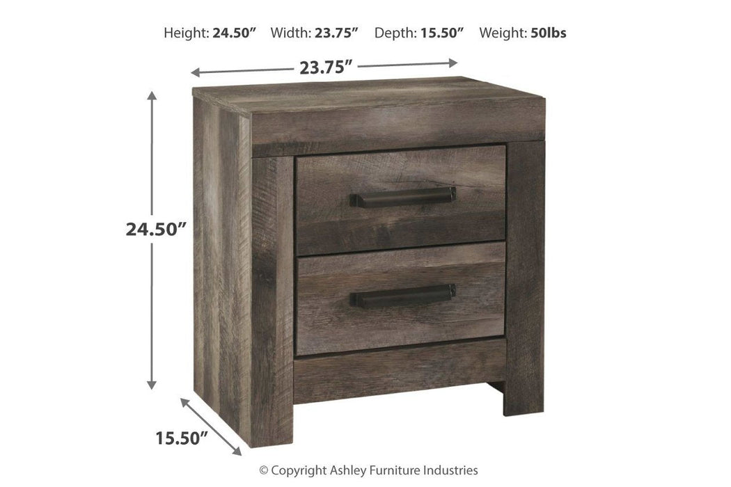 Wynnlow Gray Nightstand - Gate FurnitureNightstand