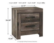 Wynnlow Gray Queen Poster Bed, Chest and 2 Nightstands - B440B30