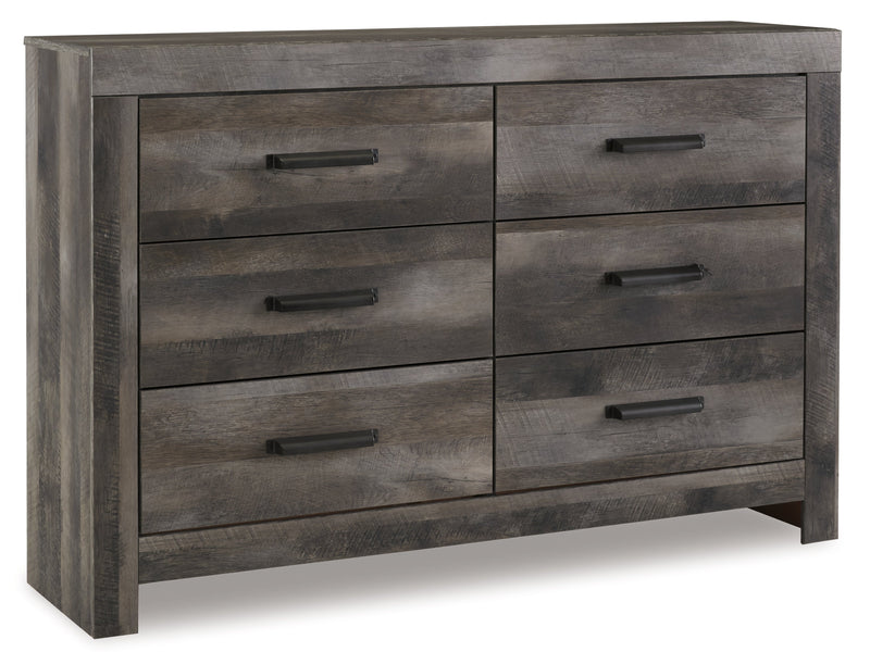 Wynnlow King Poster Bed with Dresser in Gray - PKG005121