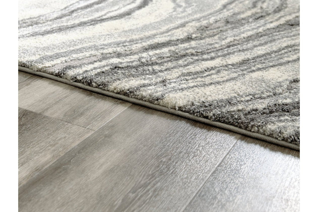 Wysdale Cream/Gray Medium Rug - Gate FurnitureRug Medium