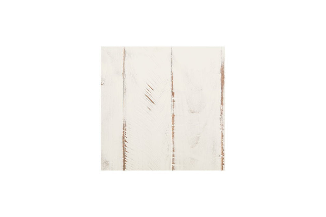 Wystfield White/Brown Chairside End Table - Gate FurnitureEnd Table Chair Side