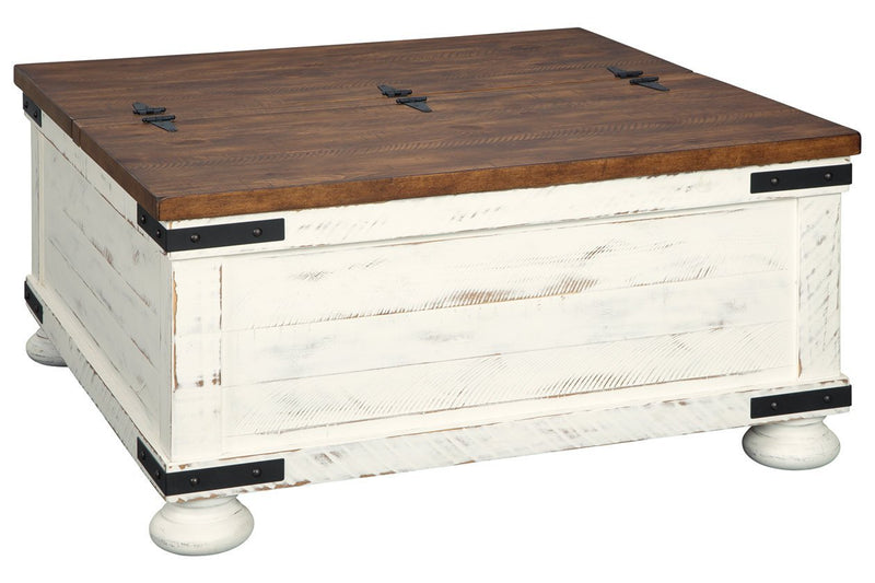 Wystfield White/Brown Coffee Table - Lara FurnitureCoffee Table