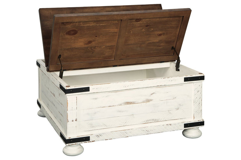 Wystfield White/Brown Coffee Table - Lara FurnitureCoffee Table