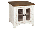 Wystfield White/Brown End Table - Lara FurnitureEnd Table