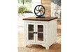 Wystfield White/Brown End Table - Gate FurnitureEnd Table
