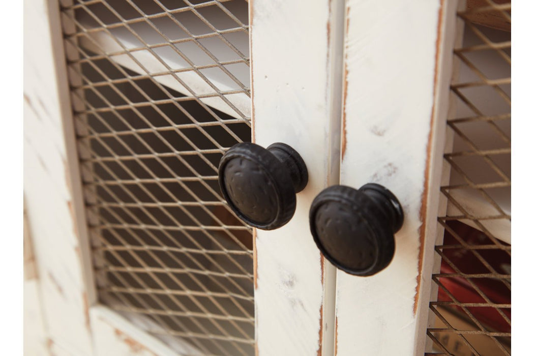 Wystfield White/Brown End Table - Gate FurnitureEnd Table