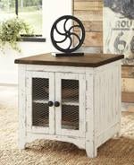 Wystfield White/Brown End Table - Lara FurnitureEnd Table