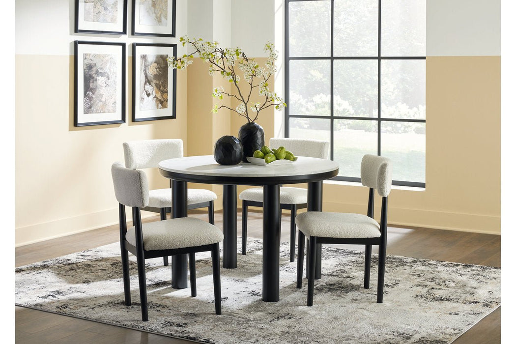 Xandrum Dining Table and 4 Chairs - Gate FurnitureDining Room Set