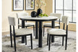 Xandrum Dining Table and 4 Chairs - Gate FurnitureDining Room Set