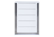 Ylime Smooth White Chest With Led - Lara FurnitureChest