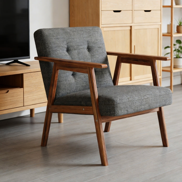 YM18835ACD02 Accent Chair (Gray) - YM18835ACD02