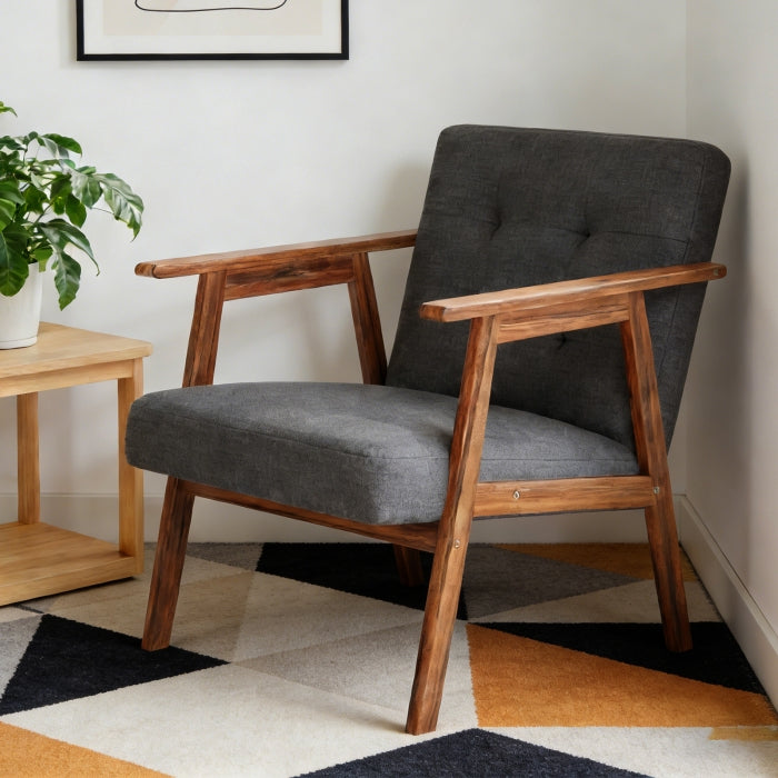 YM18835ACD02 Accent Chair (Gray) - YM18835ACD02