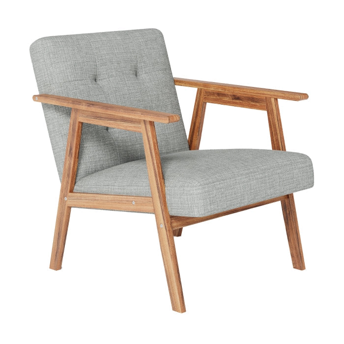 YM18835ACL01 Accent Chair (Light Gray) - YM18835ACL01