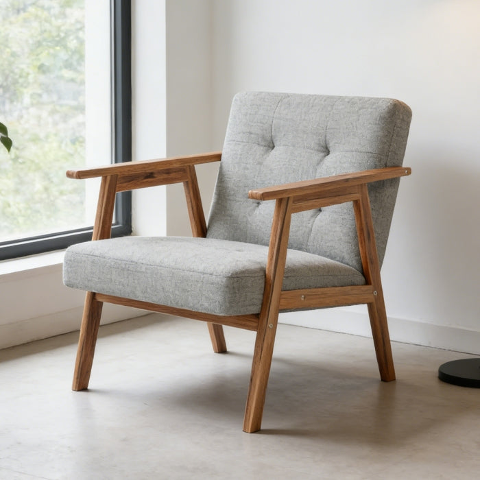 YM18835ACL01 Accent Chair (Light Gray) - YM18835ACL01