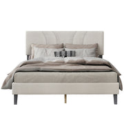 YM18835FSB01 Full Bed (Beige) - YM18835FSB01