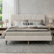 YM18835FSB01 Full Bed (Beige) - YM18835FSB01