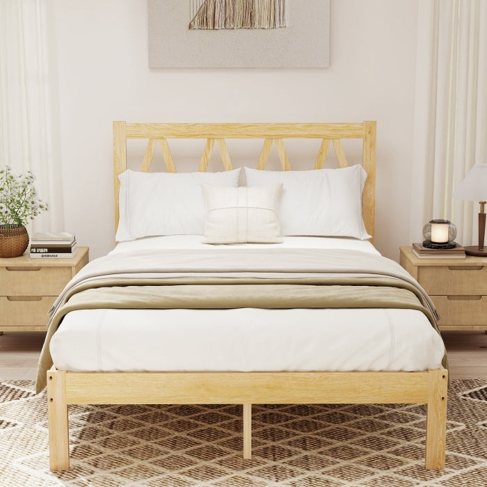 YM18835WQB01 Queen Wooden Bed - YM18835WQB01