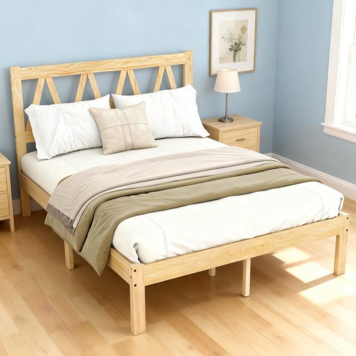YM18835WQB01 Queen Wooden Bed - YM18835WQB01