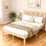 YM18835WQB01 Queen Wooden Bed - YM18835WQB01