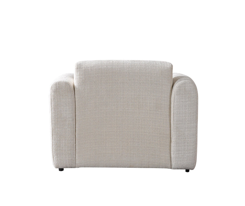 Yulia Ivory Boucle Chair - YULIAIVB-CHAIR