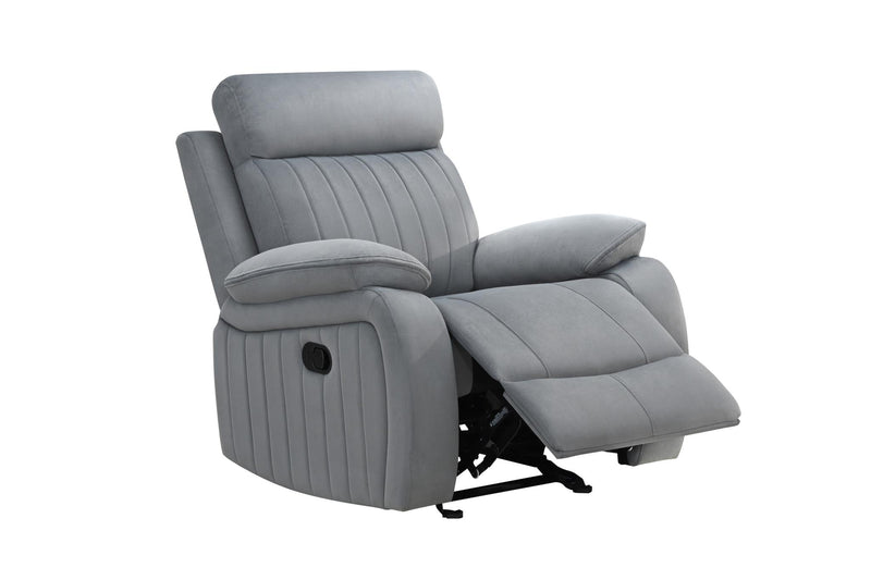 Yuna - Gray Manual Glider Recliner - L627-R