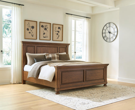 Zackaryn Warm Brown King Panel Bed - PCB807B6