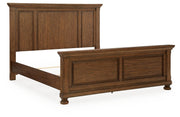 Zackaryn Warm Brown King Panel Bed - PCB807B6