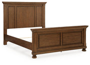 Zackaryn Warm Brown Queen Panel Bed - PCB807B2